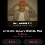 Cover for Afrobeats January 2026 Mix