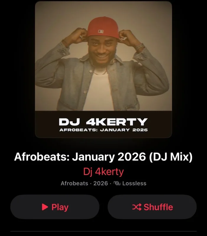 Afrobeats January 2026 Mix cover art